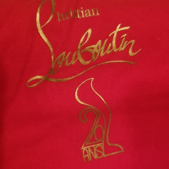 COPY - 20th Anniversary Louboutins Black Pensee 100 mm sz 38.5 Complete Origina… - Picture 13 of 16